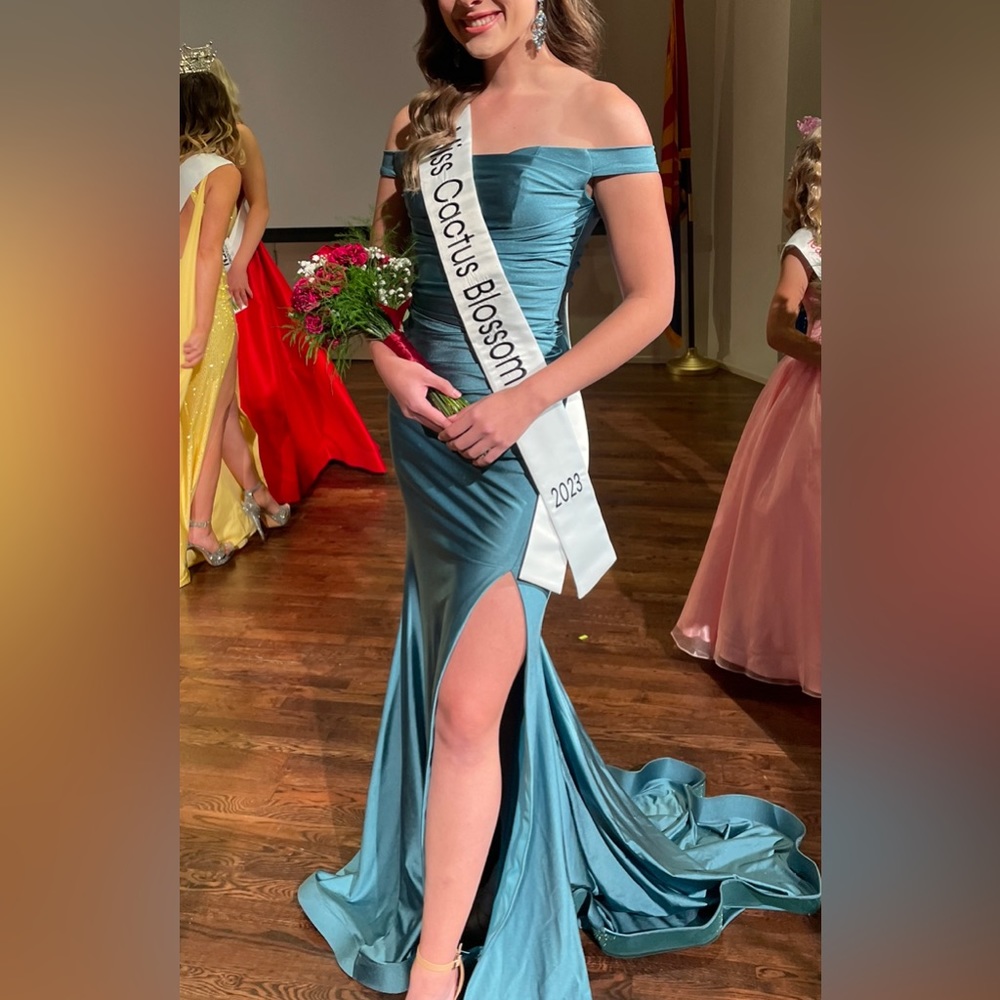 Jessica angel Pageant prom event dress